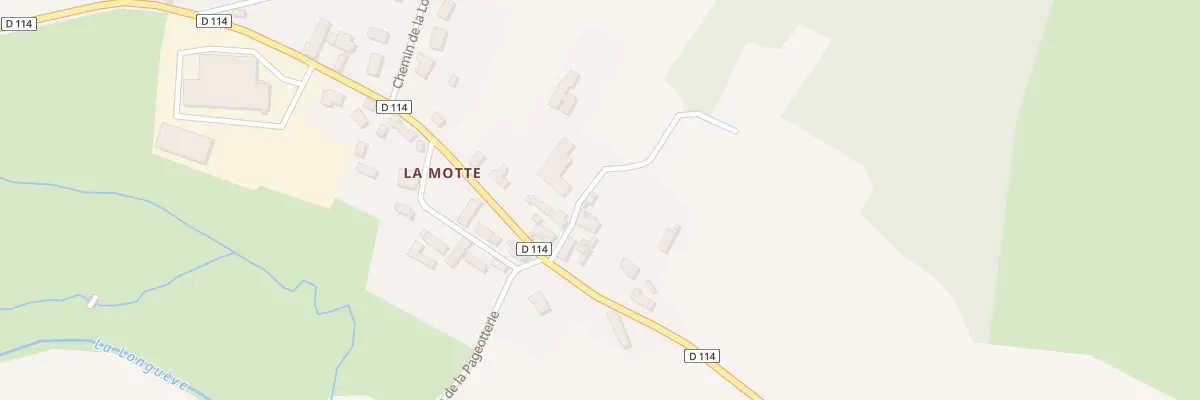 Plan du 2 Che de la Motte à Vernie