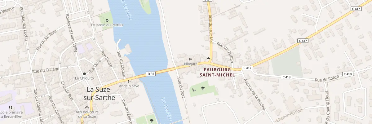 Plan du 12 Rue du Pont à La Suze-sur-Sarthe