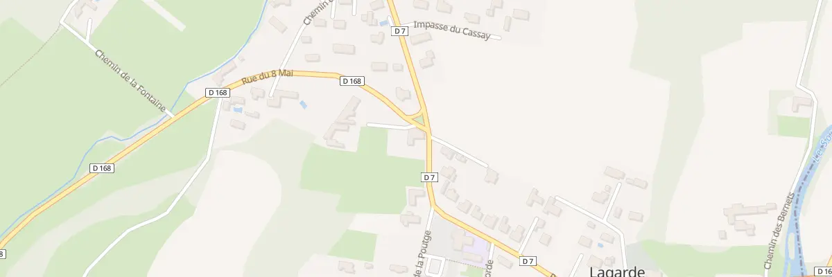 Plan du 5004 La Cabanne à Lagarde