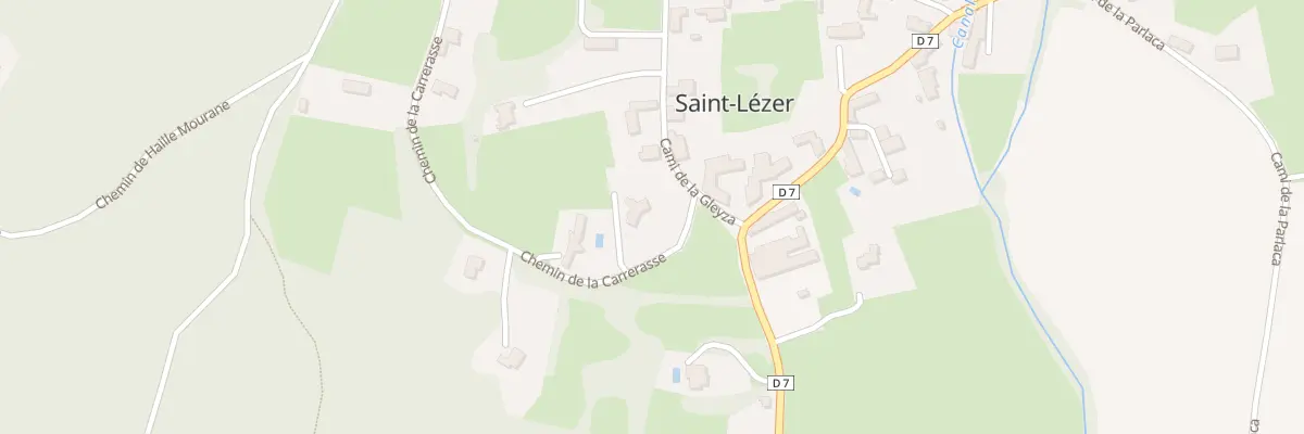 Plan du 2 Che La Carrerasse à Saint-Lézer