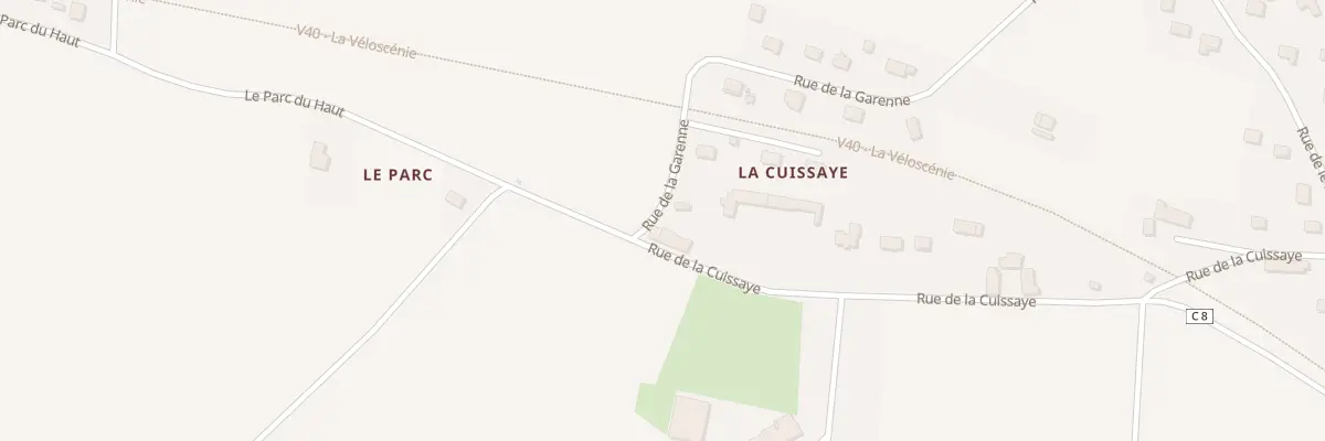 Plan du 40 Rue de la Cuissaye à Lonrai