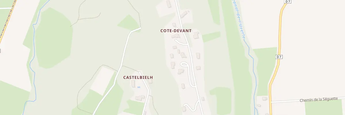 Plan du 27 Cami de la Costa Davan à Saint-Lézer