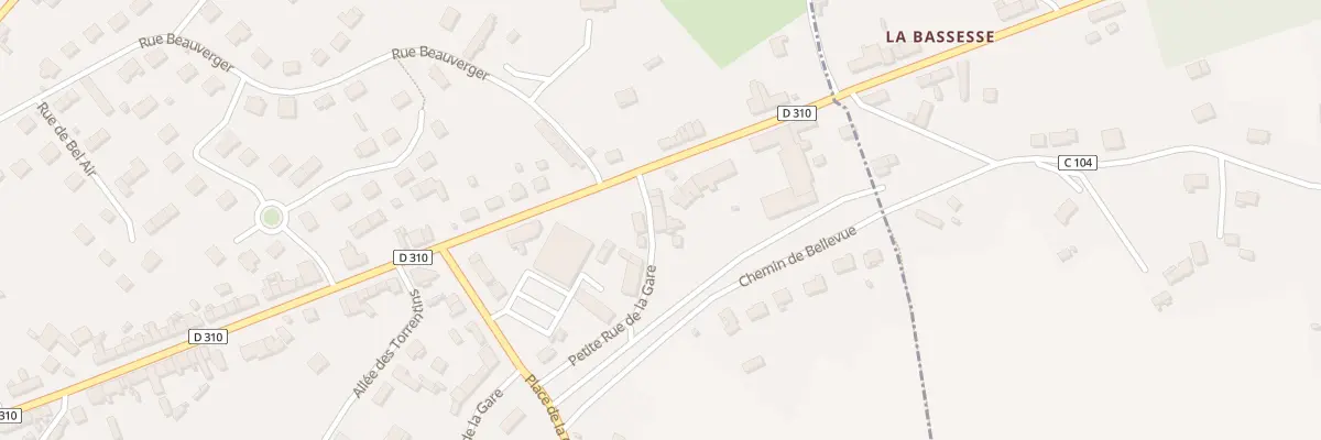 Plan du 3 Petite rue de la Gare à Fresnay-sur-Sarthe