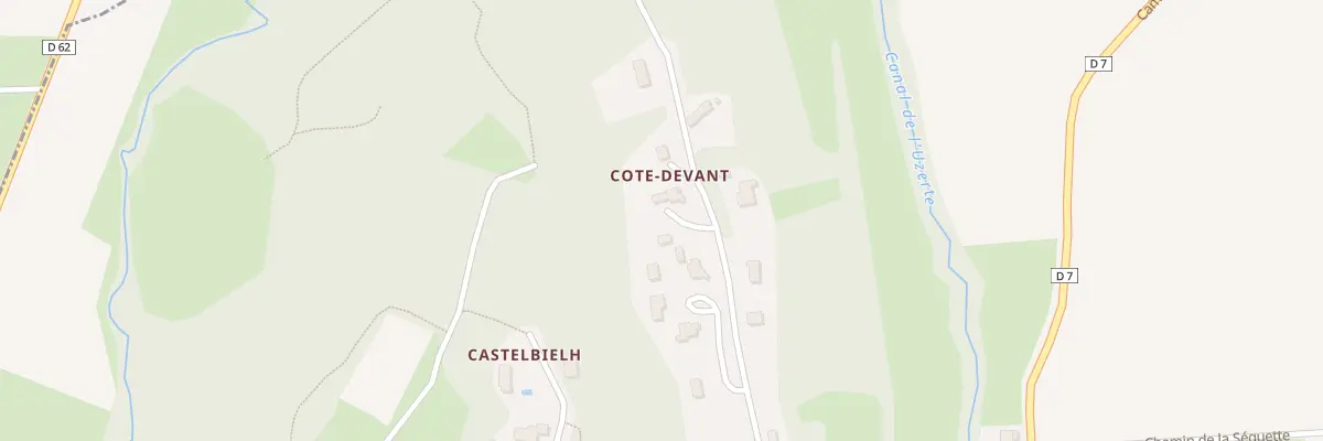 Plan du 31 Cami de la Costa Davan à Saint-Lézer