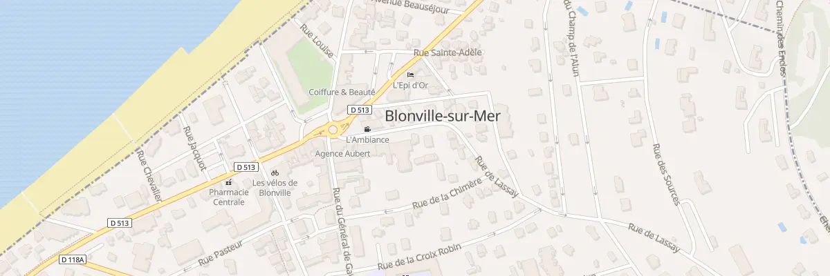 Plan du 12 Rue de Lassay à Blonville-sur-Mer
