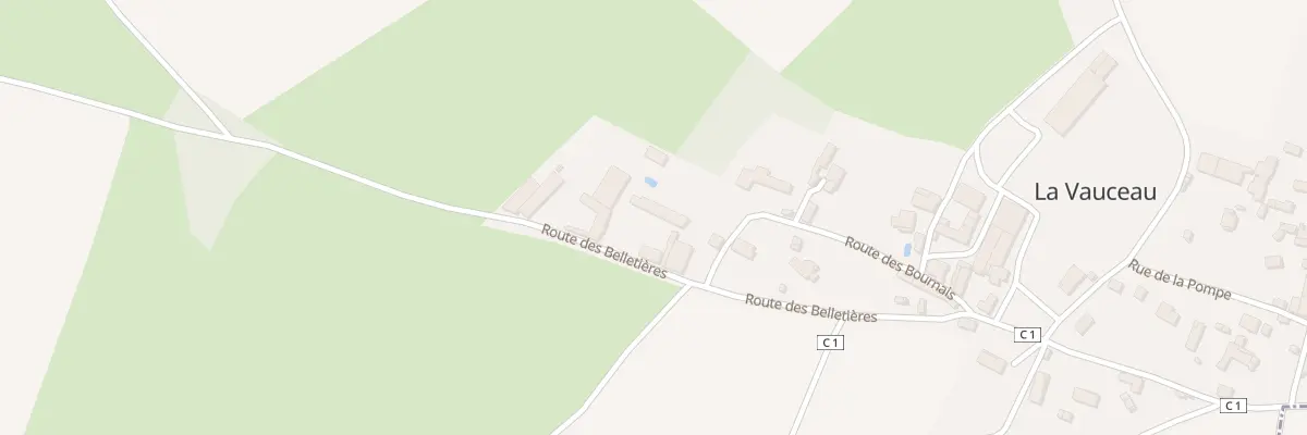 Plan du 4 Rte des Belletières à Chalandray