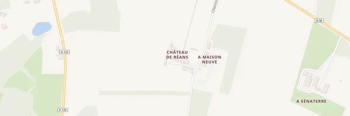 Plan du 282 Chem du Moulin à Réans
