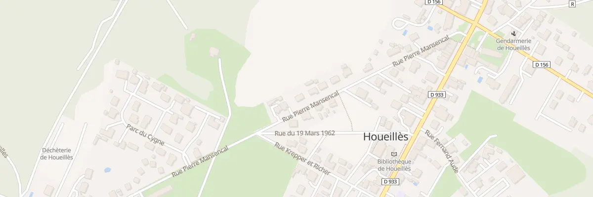 Plan du 18 Rue Pierre Mansencal à Houeillès