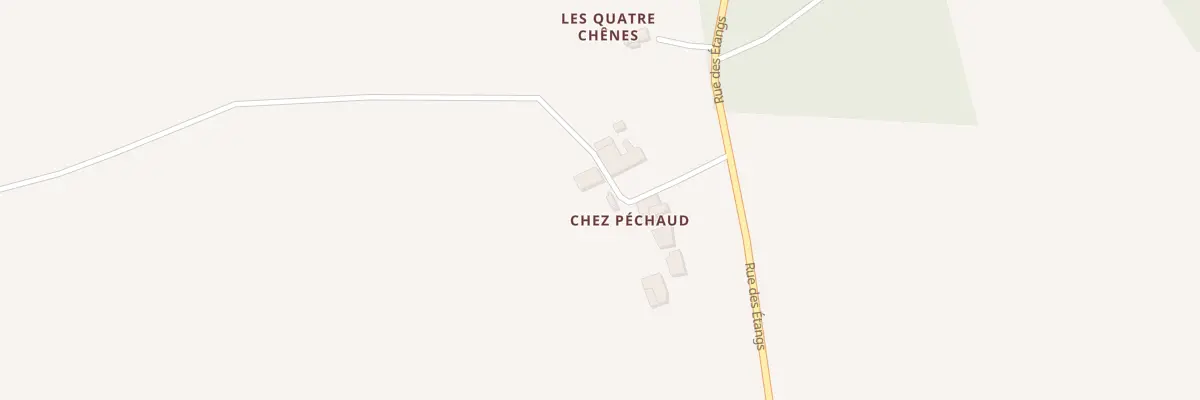 Plan du 4 Chez Péchaud à Saint-Laurent-des-Combes