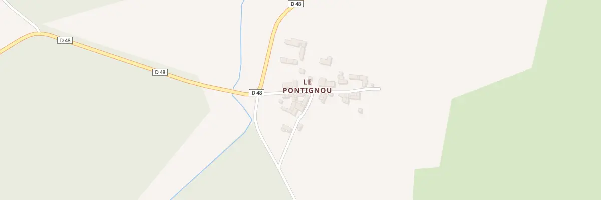Plan du 4 Le Pontignou à Roiffé