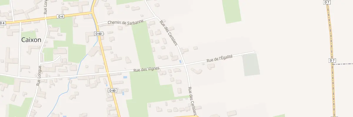 Plan du 7 Rue des Cerisiers à Caixon