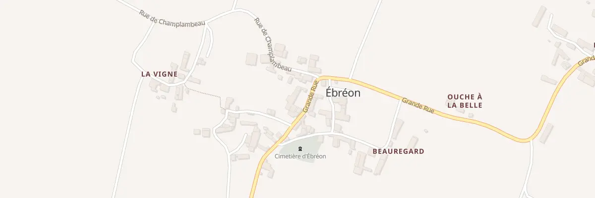 Plan du 5014 Le Bourg à Ébréon