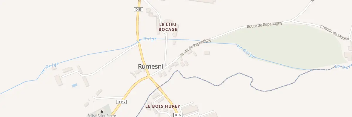 Plan du 72 Rte de Repentigny à Rumesnil