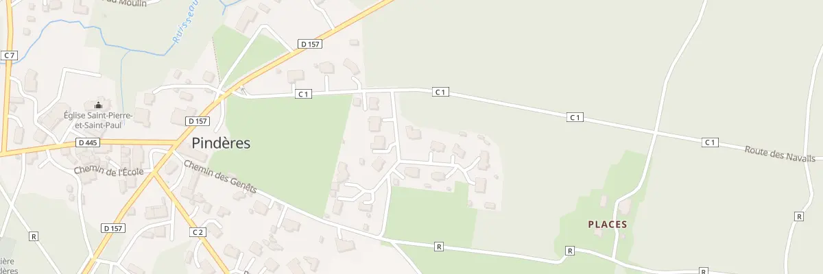 Plan du 5192 Pinderes à Pindères