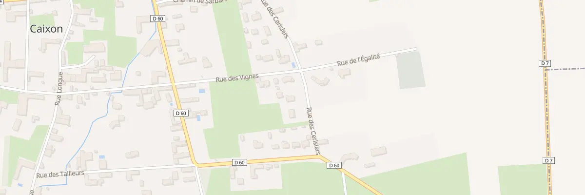 Plan du 3 Rue des Cerisiers à Caixon