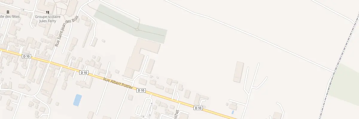 Plan du 14 Rue Albert Pottier à Allonnes