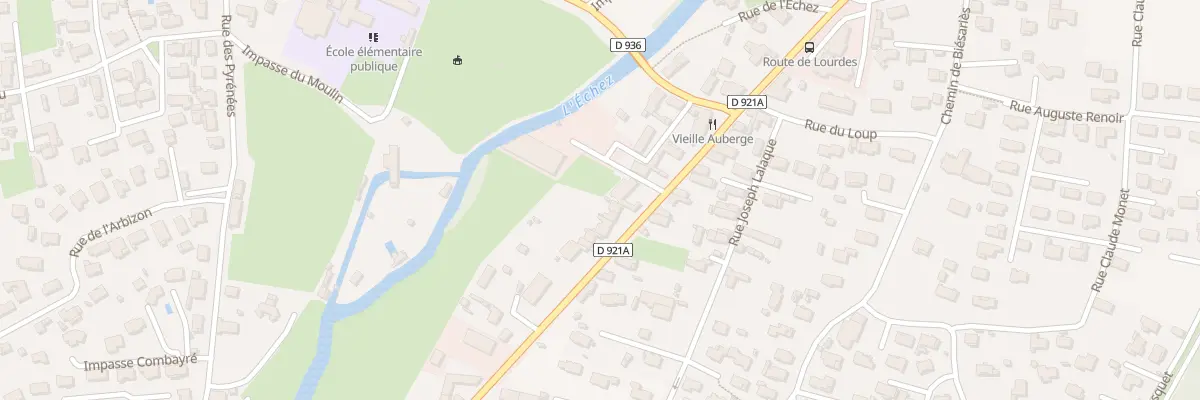 Plan du 38 Rte de Lourdes à Juillan
