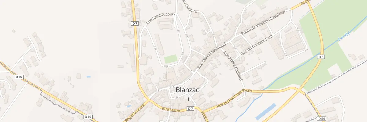 Plan du 7 Rue de la Voûte à Coteaux-du-Blanzacais