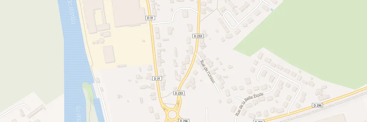 Plan du 9 Rte de Louplande à La Suze-sur-Sarthe