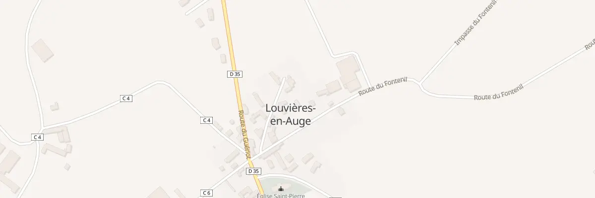 Plan du 6 Imp de la Mare à Louvières-en-Auge