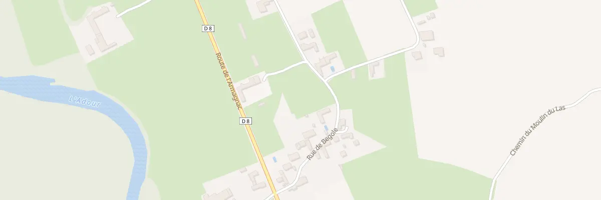 Plan du 9 Rue de Bégole à Labatut-Rivière