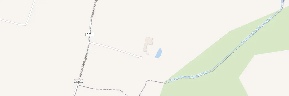 Plan du 2521 Rte d’Antagnac à Guérin