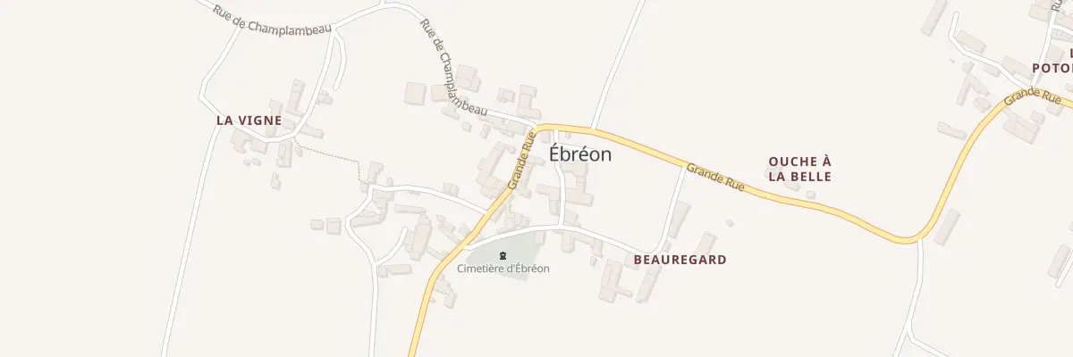 Plan du 10 Grande Rue à Ébréon