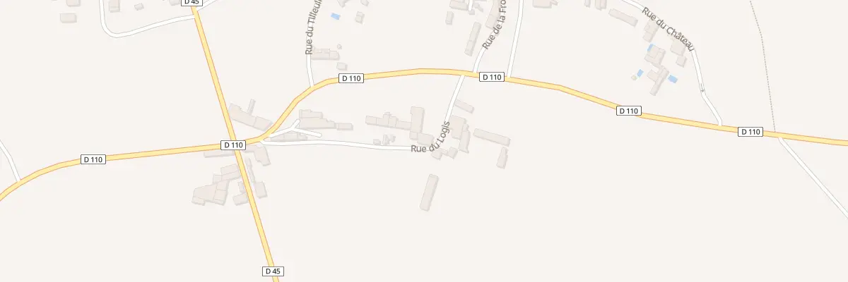 Plan du 2 Rue du Logis La Pommeraie à Clussais-la-Pommeraie