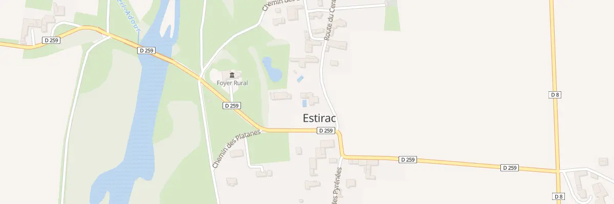 Plan du 3 Rte du Centre à Estirac