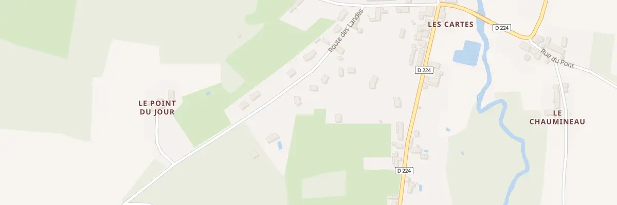 Plan du 9 Rte des Landes à Thorée-les-Pins
