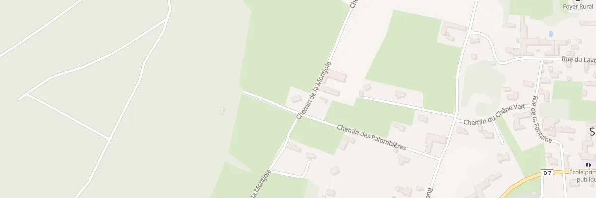 Plan du 24 Che de la Montjoie à Siarrouy