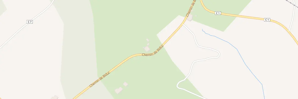 Plan du 527 Che de Biduc à Ruffiac