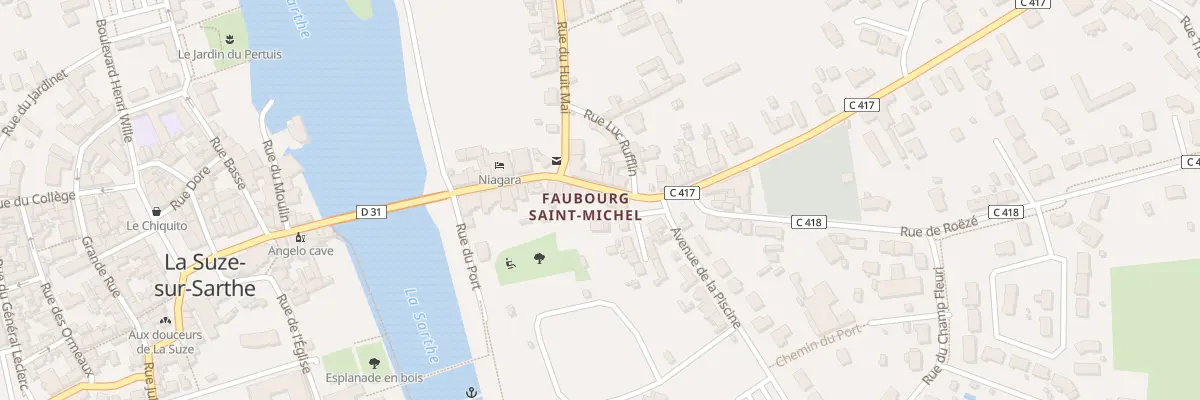 Plan du 13 Rue du Faubourg Saint Michel à La Suze-sur-Sarthe