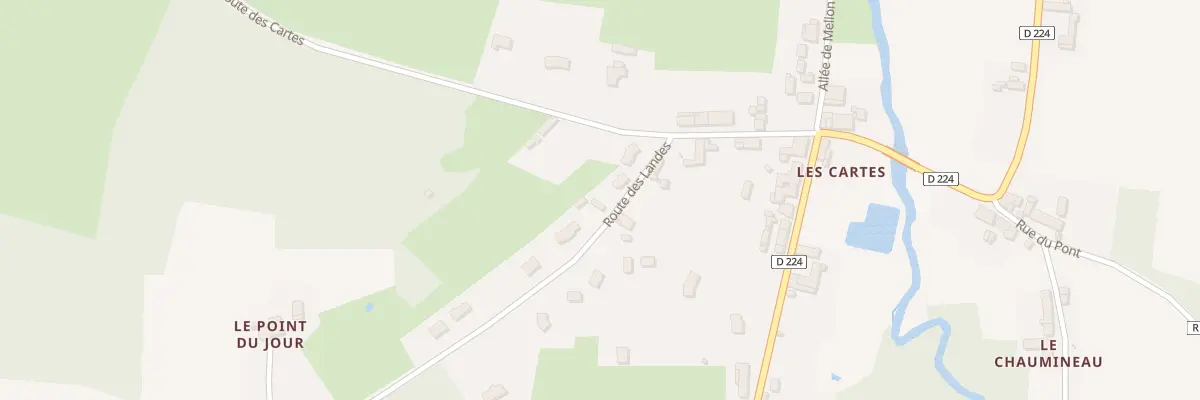 Plan du 4 Rte des Landes à Thorée-les-Pins