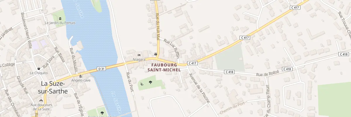Plan du 6 Rue du Faubourg Saint Michel à La Suze-sur-Sarthe
