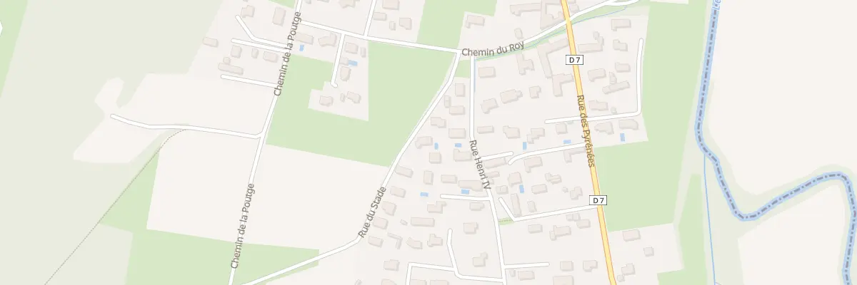 Plan du 3 Rue du Stade à Lagarde