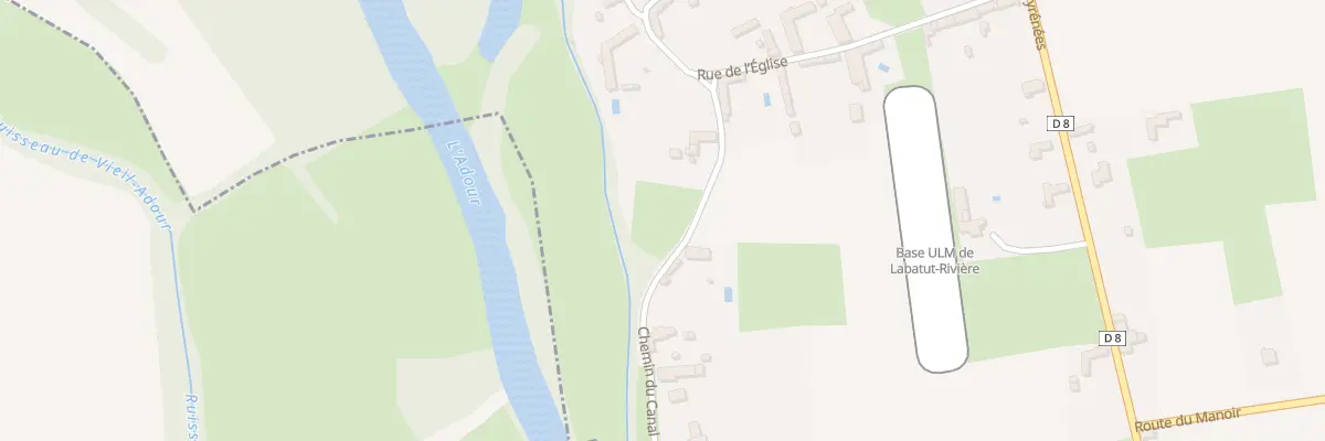Plan du 4 Che du Canal à Labatut-Rivière