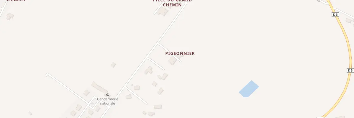 Plan du 184 Vieille route des vins à Cocumont