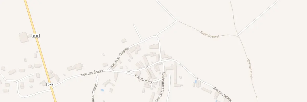 Plan du 8 Rue de la Chapelle La Pommerai à Clussais-la-Pommeraie