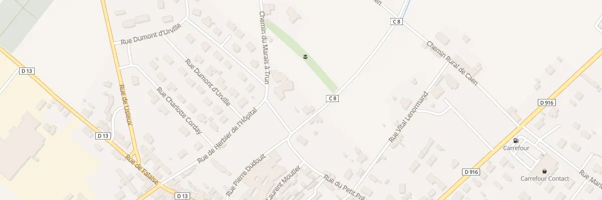 Plan du 4 Rue Pierre Dudouit à Trun