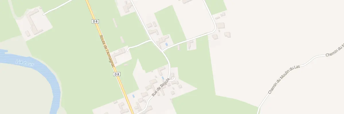 Plan du 16 Rue de Bégole à Labatut-Rivière