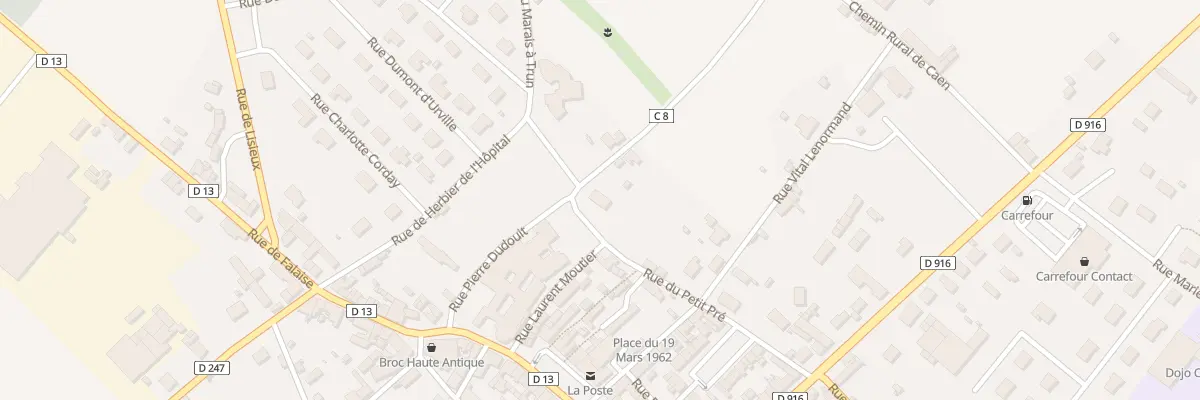 Plan du 5 Rue du Petit Pré à Trun