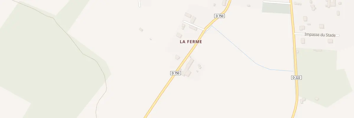 Plan du 242 Rte des Bruyères à Montmerrei