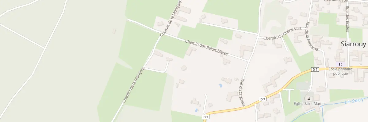 Plan du 3 Che des Palombieres à Siarrouy