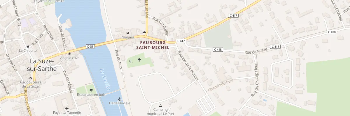Plan du 33 Rue du Faubourg Saint Michel à La Suze-sur-Sarthe