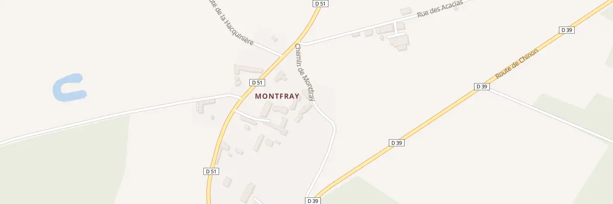 Plan du 1 Che de Montfray aux Trois-Moutiers