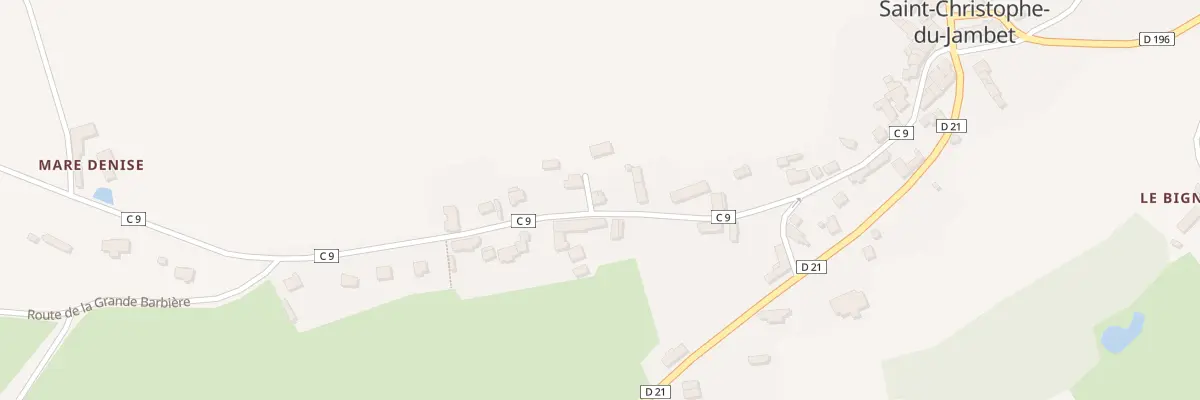 Plan du 24 Rue de la Reine Berthe à Saint-Christophe-du-Jambet
