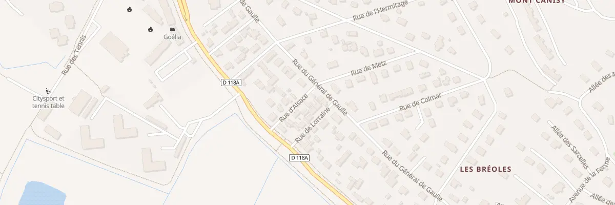 Plan du 5 Rue d’Alsace à Blonville-sur-Mer