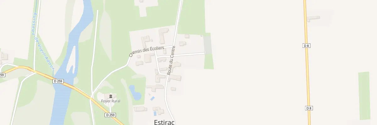 Plan du 10 Rte du Centre à Estirac