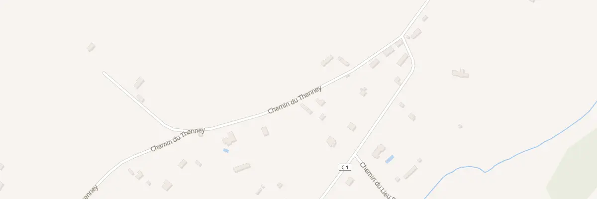 Plan du 203 Che du Thenney à Saint-Pierre-Azif